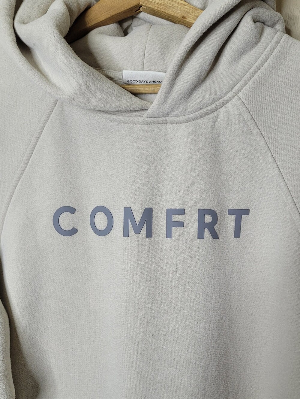 Comfrt Tranquil Hoodie In Cement Size M - Picture 5 of 10